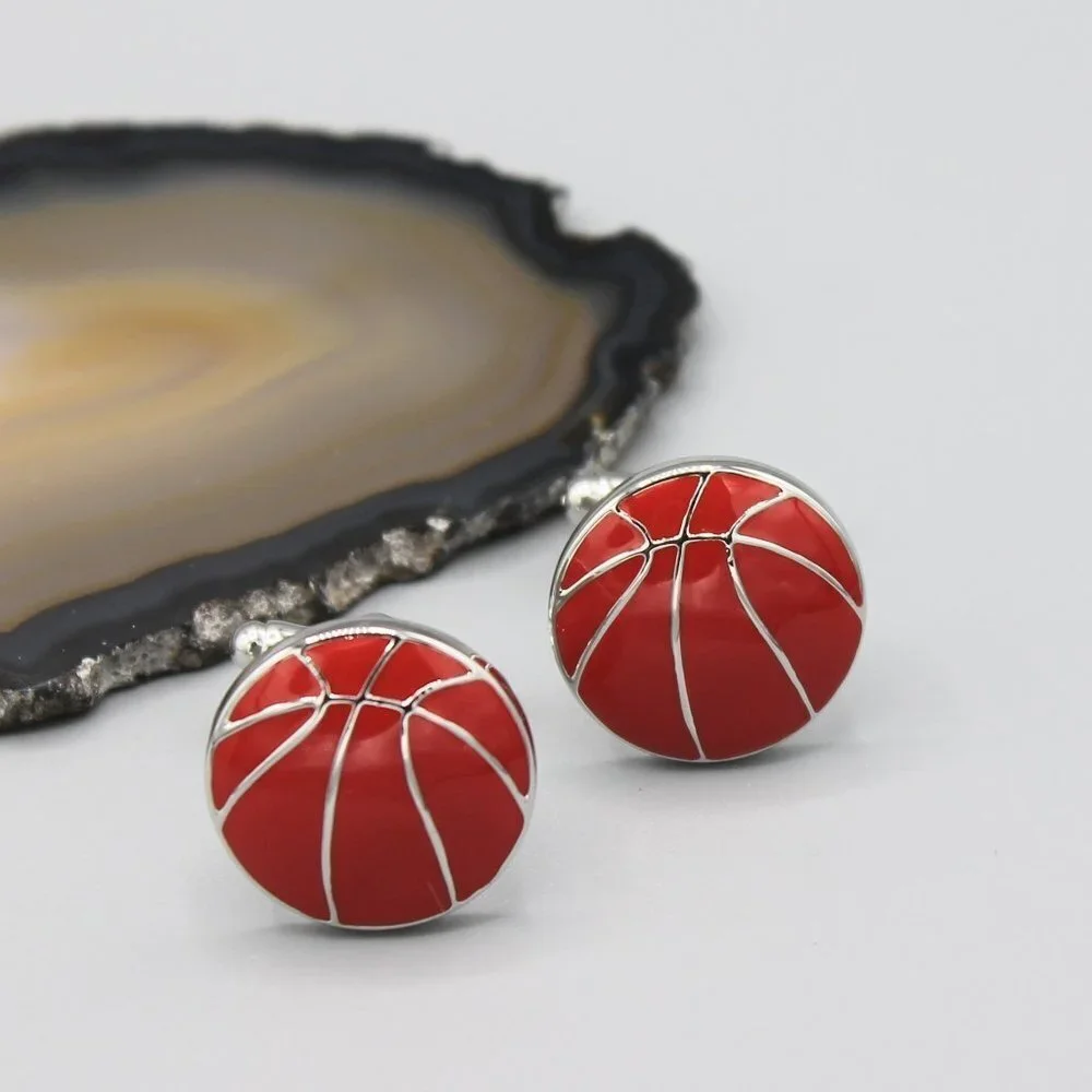 Jewelry men mens accessories basketball sport sports silver tone brand new